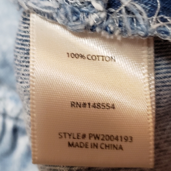 TGLA XL Mini Skirt Acid Wash Denim Tiered Ruffle Boho Festival Cowgirl 80s NWT - Picture 10 of 15